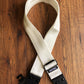 Dunlop DST7001WH Deluxe Seatbelt Guitar & Bass Strap White
