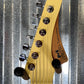 Musi Capricorn Classic HSS Stratocaster Matte Yellow Guitar #5010 Used