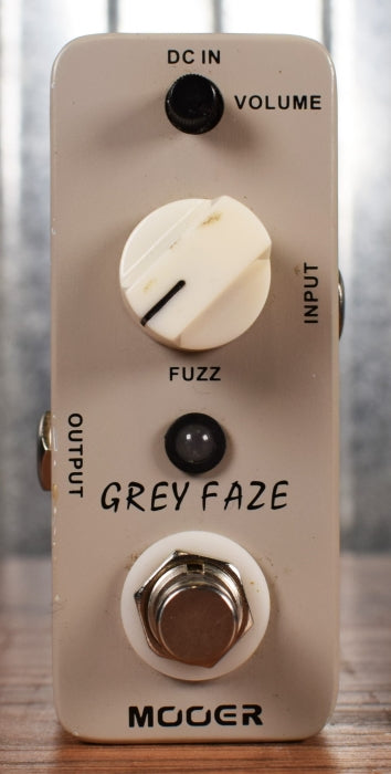 Mooer Audio Grey Faze Fuzz Guitar Effect Pedal Used