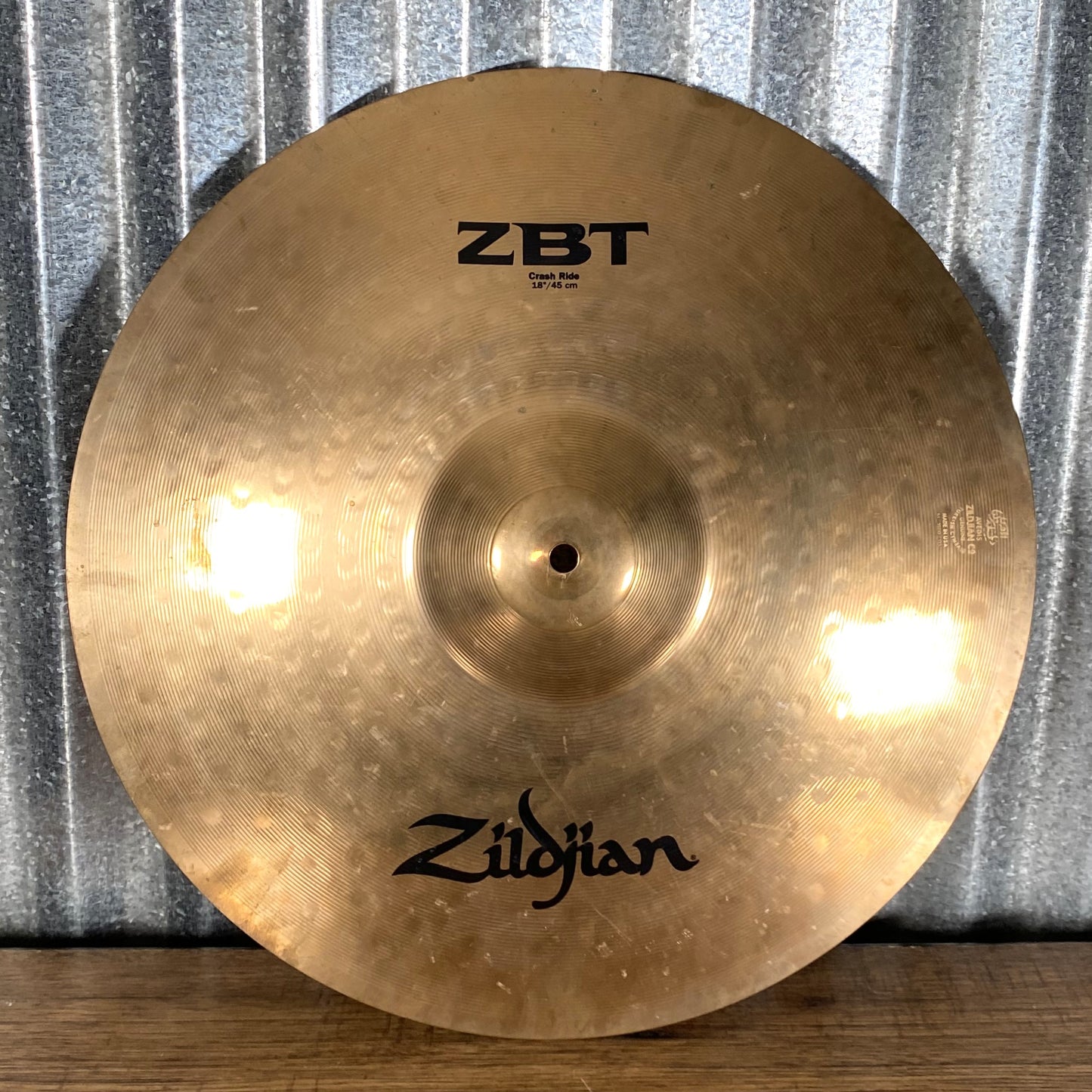 Zildjian ZBT Cymbal Set 18" Crash Ride 13" Hi-Hats 14" Crash Used