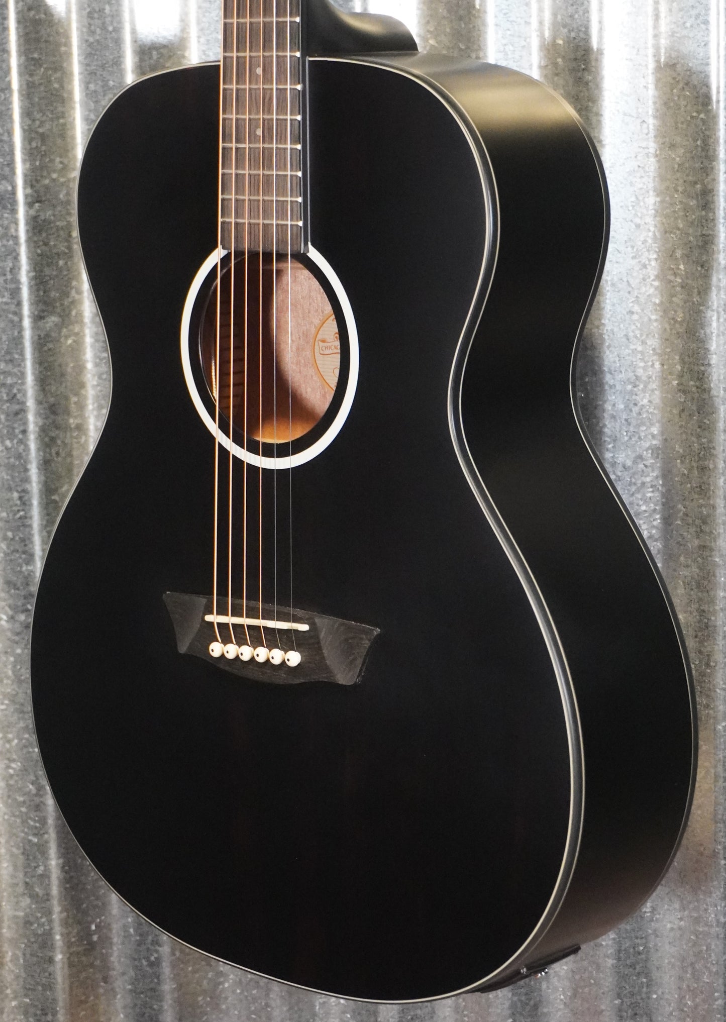 Washburn Deep Forest Ebony FE Acoustic Electric Guitar DFEFE-U #5958