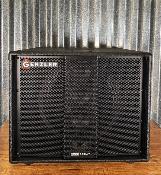 Genzler BA12-3 STR STRAIGHT NEO 12” & 4x3”Array 350 Watt 8 ohm Bass Amplifier Speaker Cabinet Demo