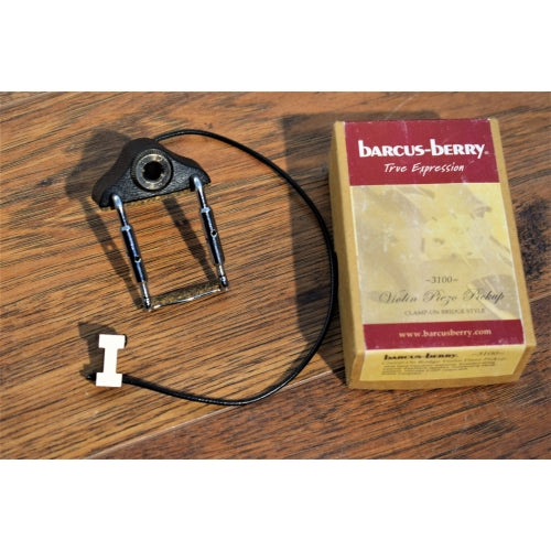 Barcus Berry 3100 Violin Piezo Transducer Clip On Pickup Used