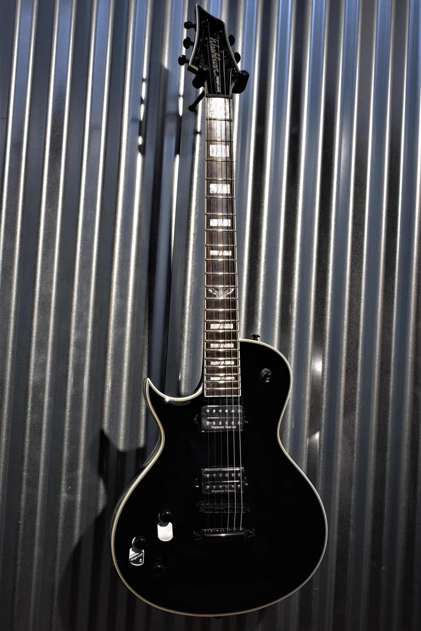 Washburn Parallaxe L20B Black Left Hand Guitar Duncan #0049