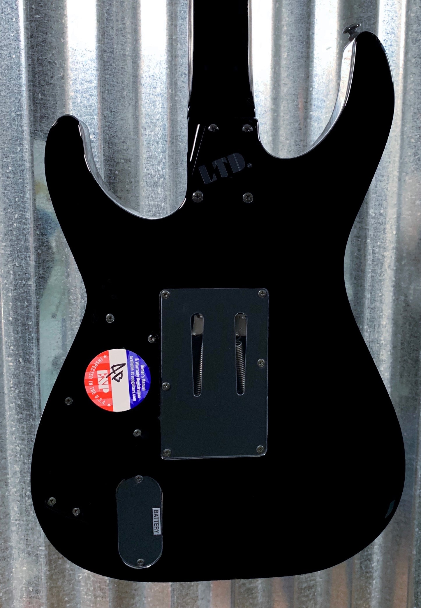 ESP LTD White Zombie Kirk Hammett Guitar & Case LKHWZ #1114 Demo