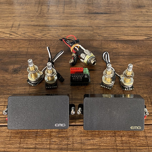 EMG ZW-SET 81 85 Active Guitar Pickup Set & Wiring Harness EMG81 EMG85 Zakk Wylde Used