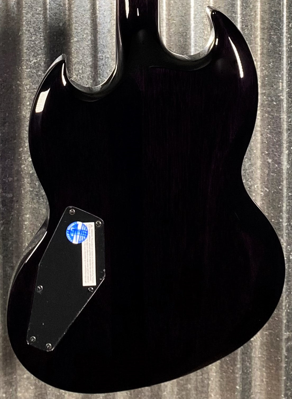 ESP LTD Viper 1000 See Thru Purple Guitar LVIPER1000QMSTPSB #0816