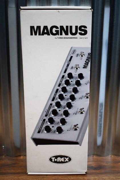 T-Rex Engineering Magnus Reverb Overdrive Delay Tuner Guitar Effect Pedal #88
