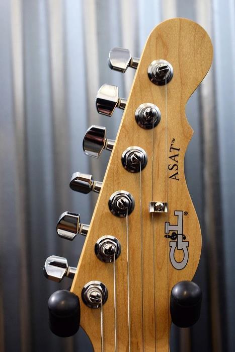 G&L Guitars USA ASAT Deluxe Semi-Hollow Ruby Red Metallic Guitar Blemish #5322