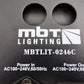 MBT Lighting Magikpar 9" 6 in 1 LED DMX DJ Stage Light Fixture MBTLIT-0246C Used