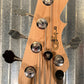 G&L USA JB5 Clear Orange 5 String Bass & Case JB-5 #7091