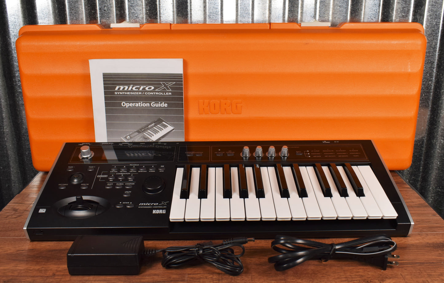 Korg MicroX Tabletop Synthesizer Controller & Case Used