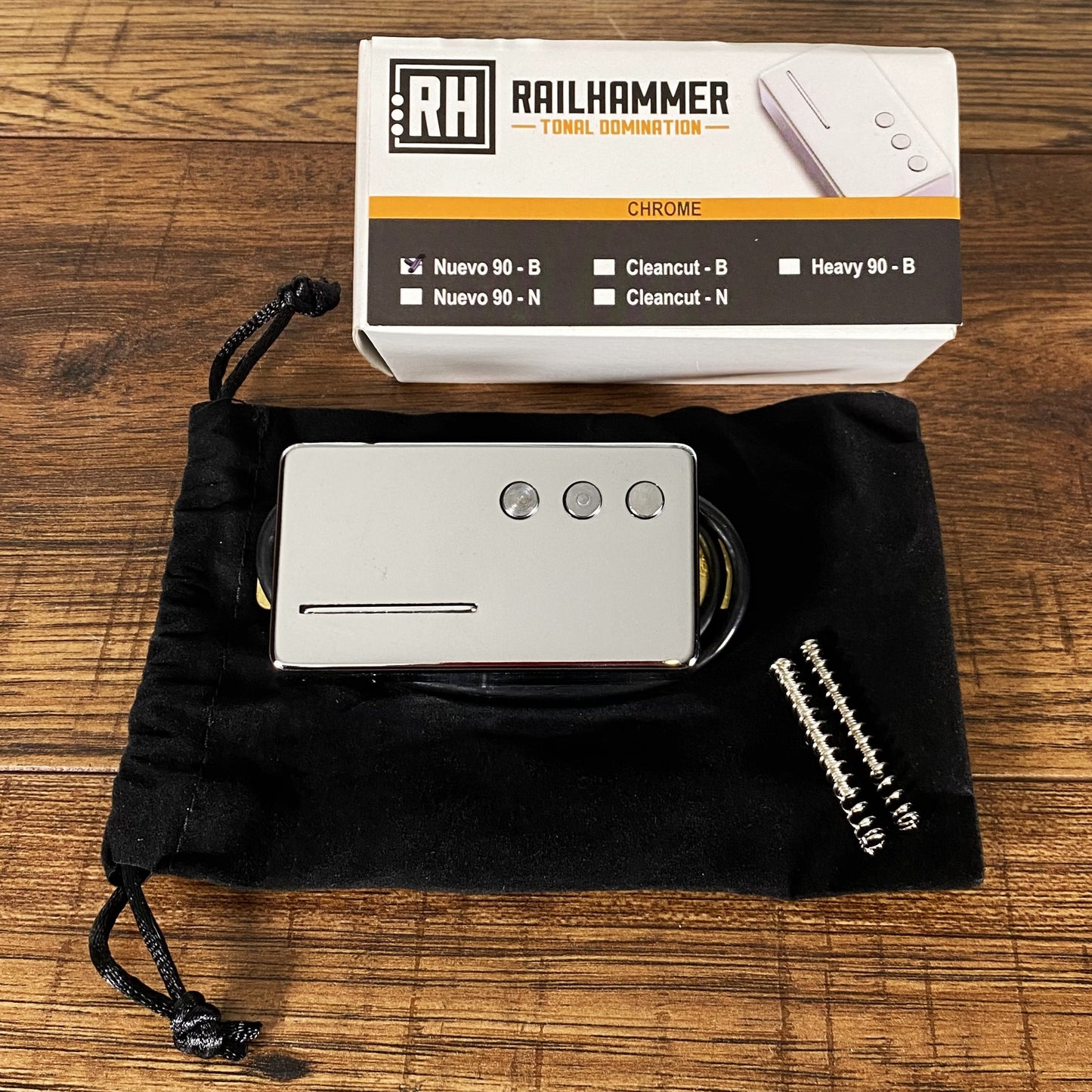 Railhammer Nuevo 90 Chrome Bridge Humcutter Guitar Pickup