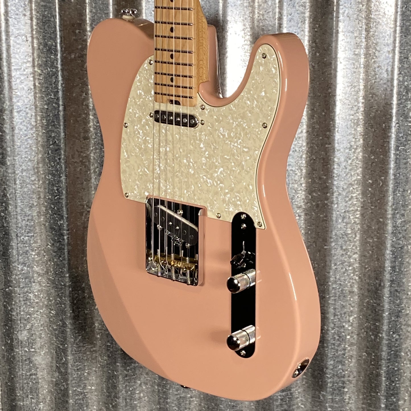 Musi Virgo Classic Telecaster Shell Pink Guitar #0268 Used