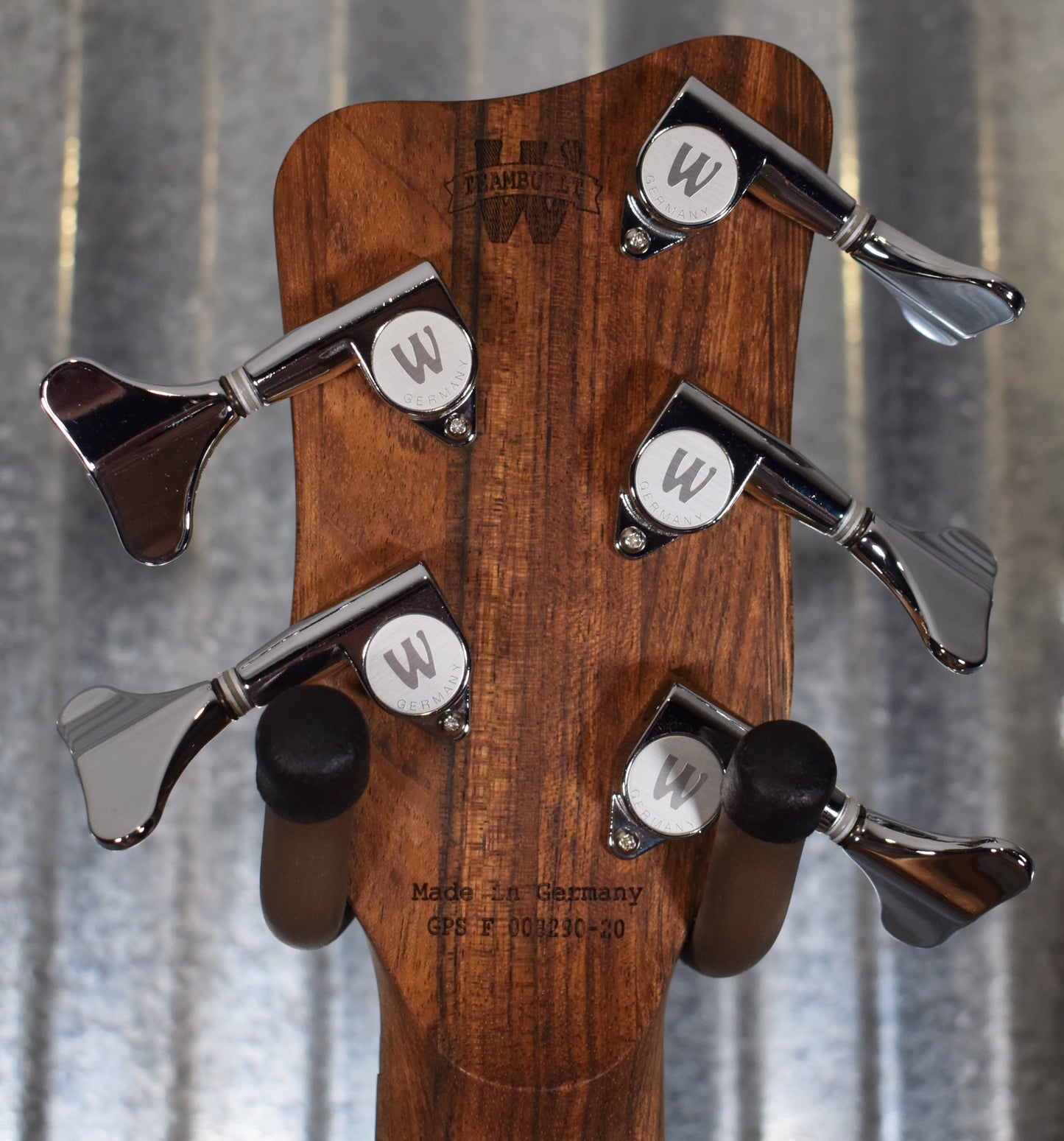 Warwick German Pro Series Corvette 5 String Active Bass Natural Ash & Bag #9020