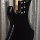 G&L USA Kiloton 5 Jet Black Frost 5 String Bass Rosewood Satin Neck & Case #7001