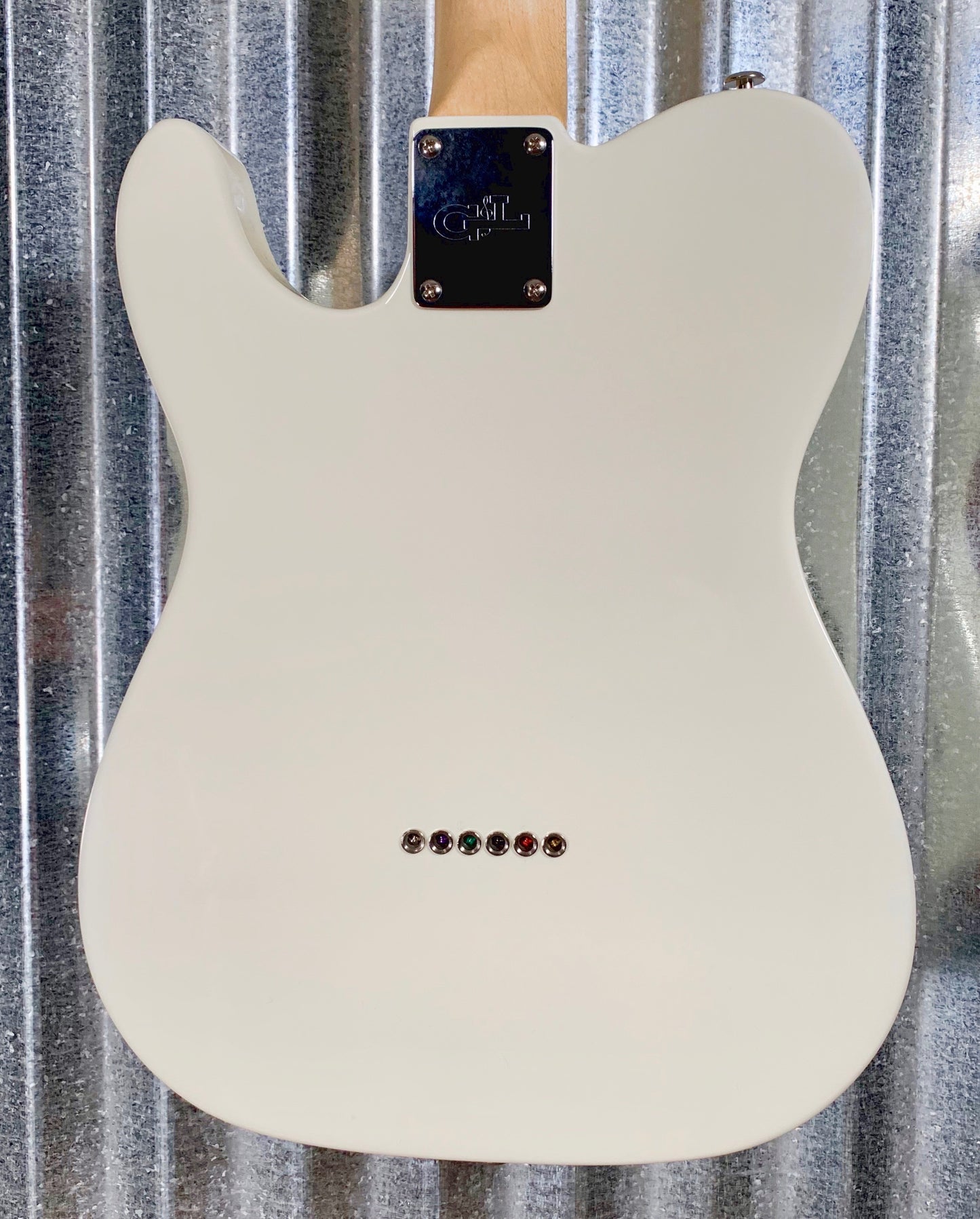 G&L USA Fullerton Custom ASAT Classic Semi-Hollow Thinline Alpine White Guitar & Case #4119