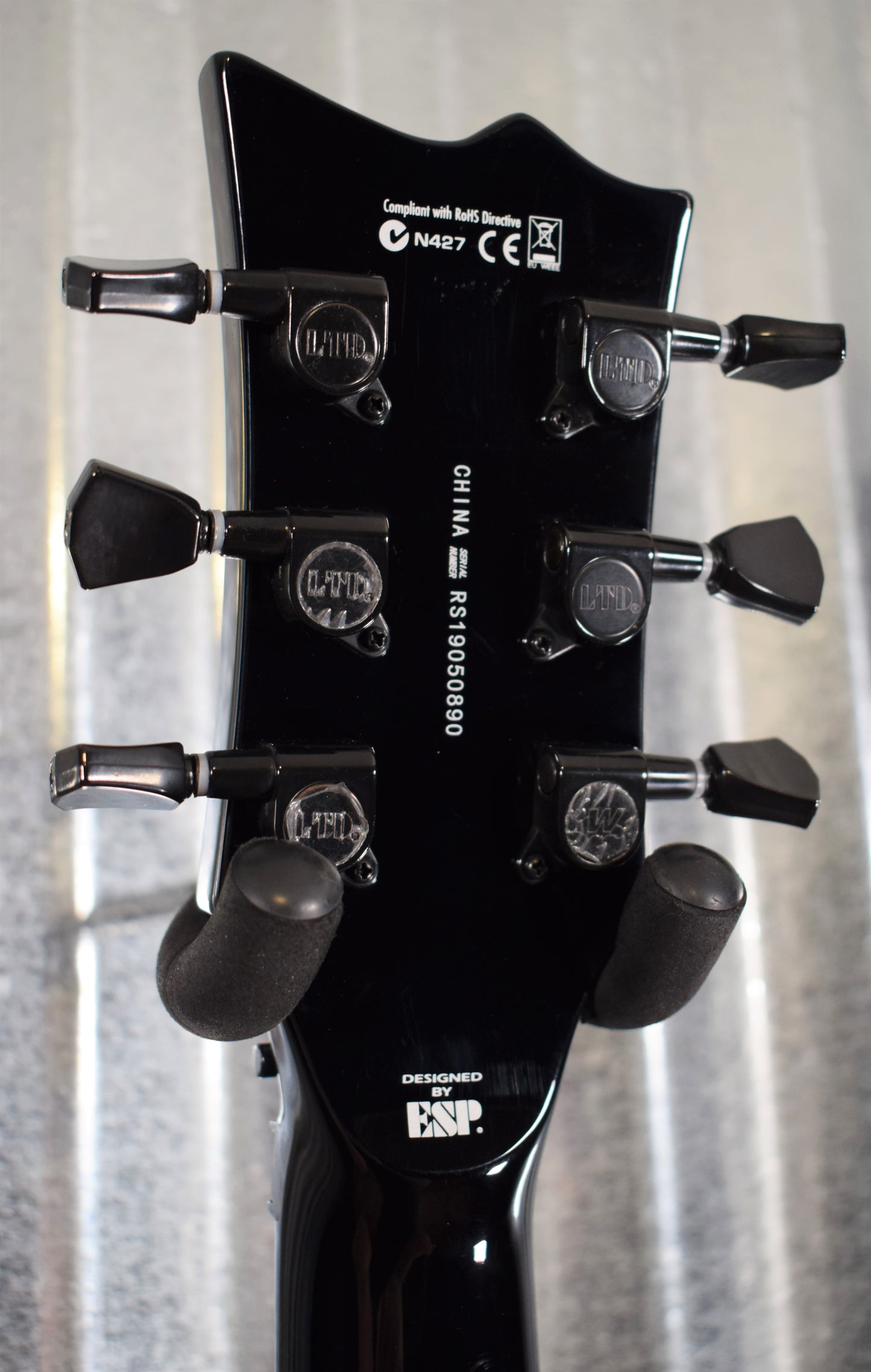 ESP LTD GH-200 Gary Holt Signature Gloss Black Guitar LGH200BLK #0890 B Stock