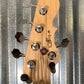 G&L USA JB5 5 String Bass Clear Orange & Case JB-5 Blem #7088