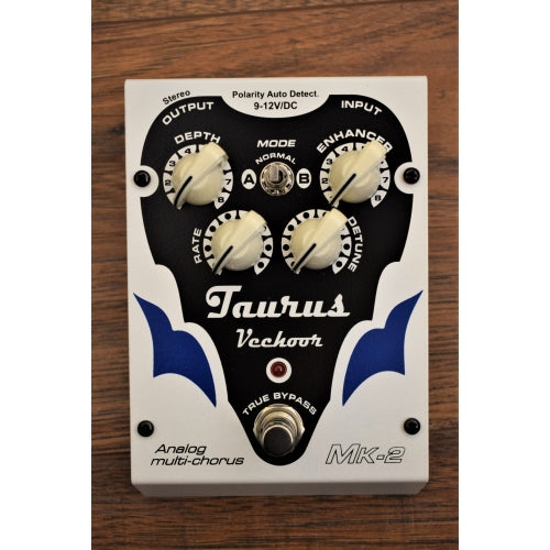Taurus Amplification Vechoor MK2 Analog Chorus Flanger Guitar & Bass Effect Pedal