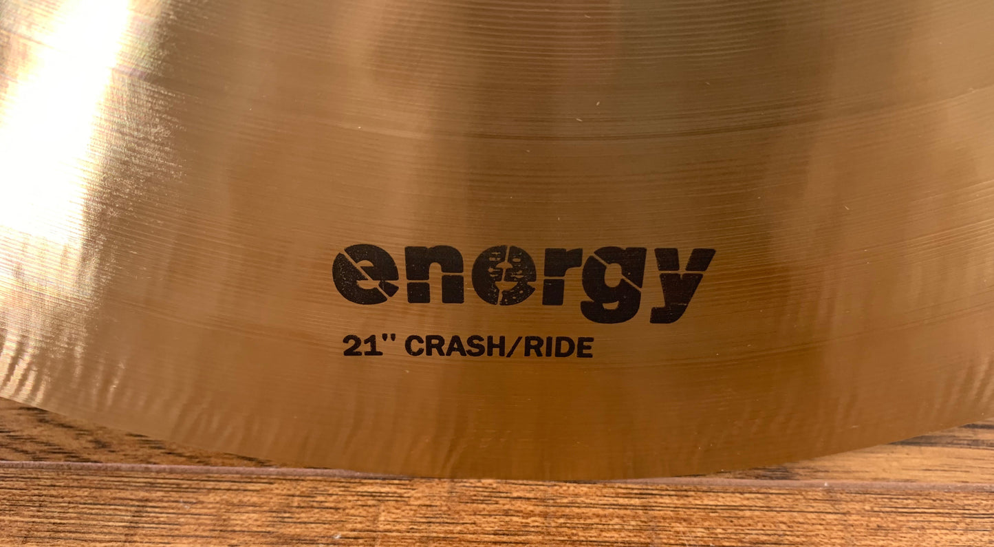 Dream Cymbals ECRRI21 Energy Series Hand Forged & Hammered 21" Crash Ride Demo
