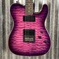 Schecter PT Pro HH Trans Purple Burst Guitar #2265