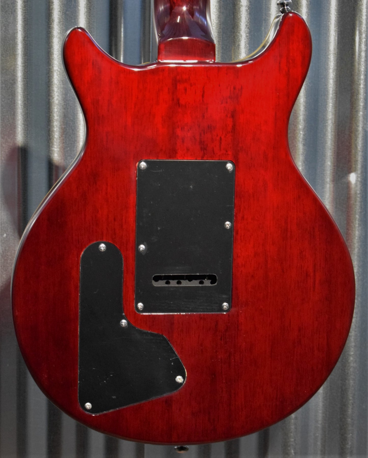Hamer Archtop Flame Dark Cherry Wilkinson Tremolo Electric Guitar SATFW-DCW #0411