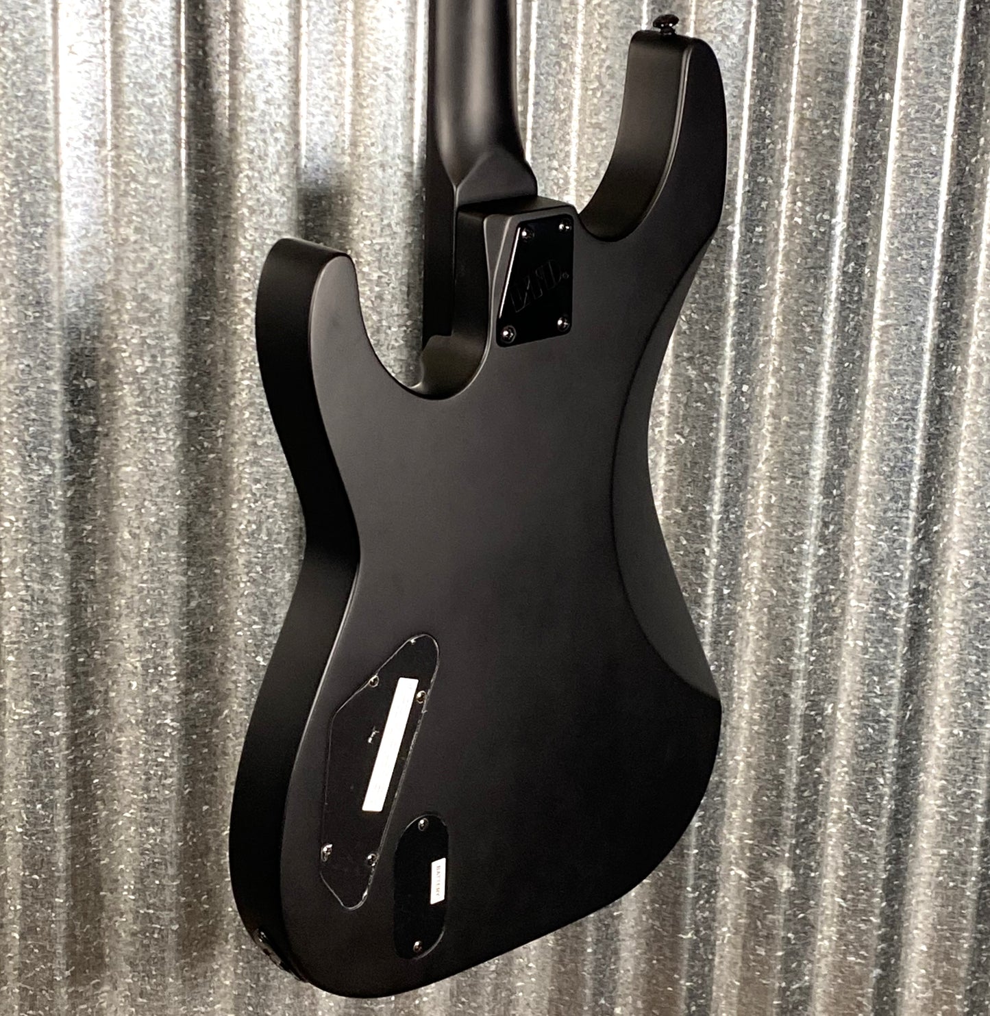 ESP LTD M-4 Black Metal Black Satin 4 String Bass LM4BKMBLKS #1895 B Stock