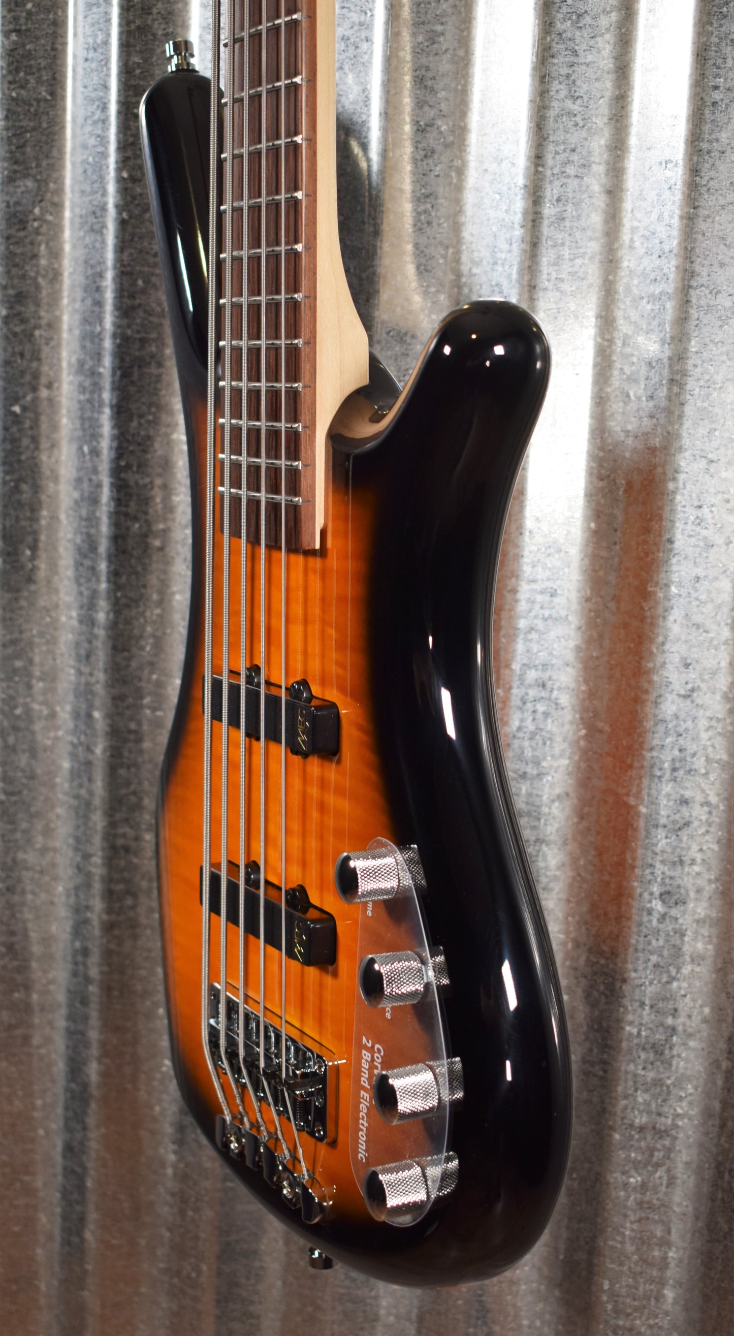 Warwick Rockbass Corvette Classic Almond Sunburst 5 String Bass & Bag #7317