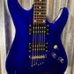 Schecter Omen 6 Electric Blue Guitar #8789 Used