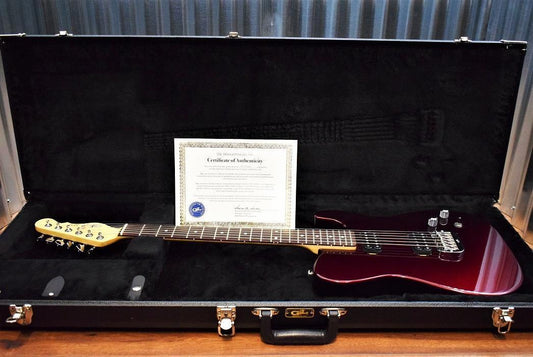 G&L Guitars USA ASAT Deluxe Semi-Hollow Ruby Red Metallic Guitar Blemish #5322