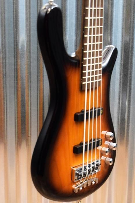 Warwick German Pro Series Streamer LX 5 String Bass Vintage Sunburst & Bag  #9816