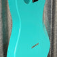 G&L USA  ASAT Classic Bluesboy Turquoise Maple Satin Neck Guitar & Case #2083