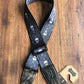 Levy's MDL8-014 2" Adjustable Print Poly Guitar & Bass Strap Skulls Black