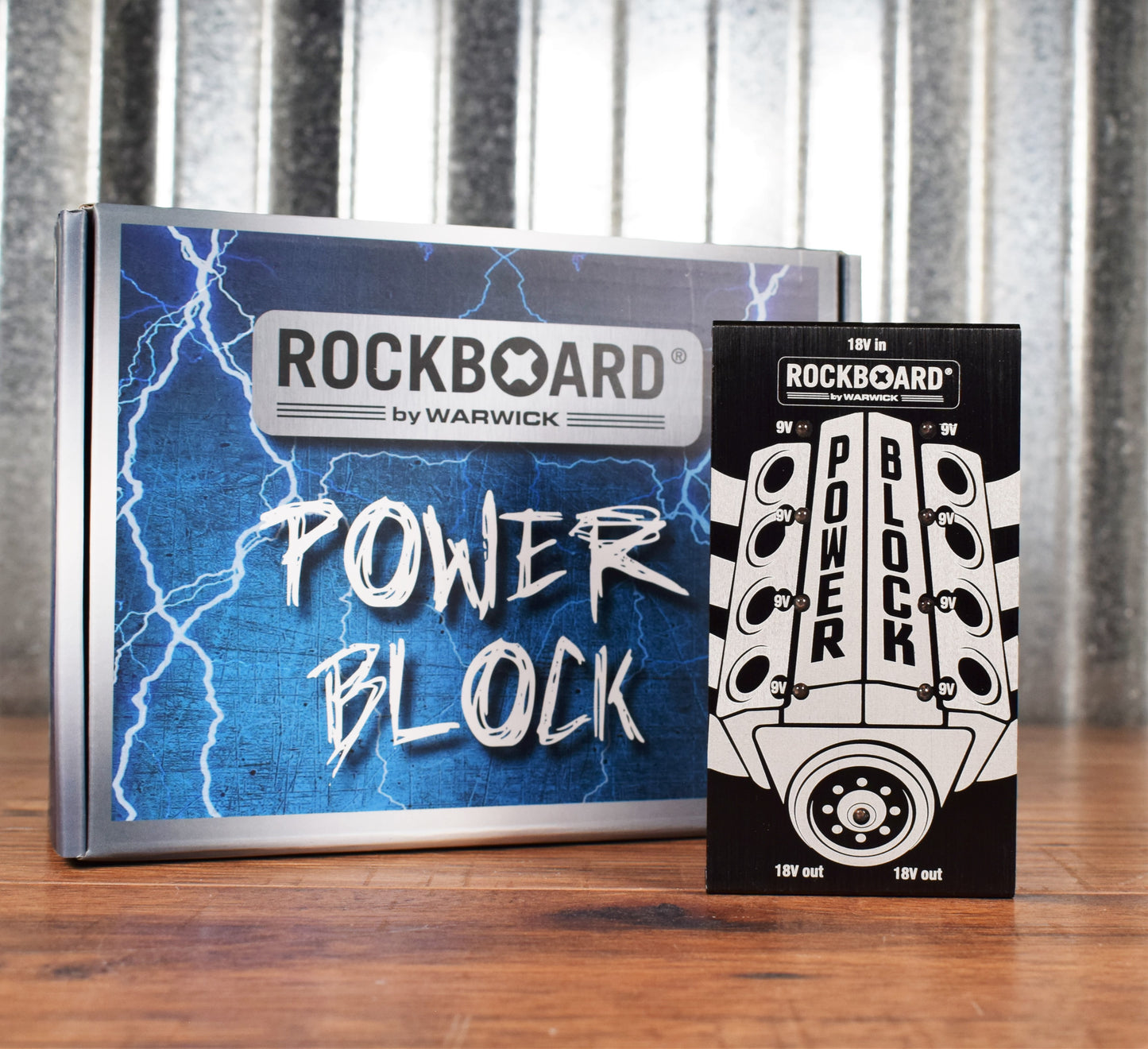Warwick Rockboard Power Block 10 Outlet 9-18v Guitar Effect Pedal Pedalboard Power Supply