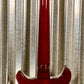 Hamer Archtop Flame Dark Cherry Wilkinson Tremolo Electric Guitar SATFW-DCW #0892