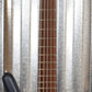 Warwick RockBass Corvette Basic Active 5 String Bass Ocean Blue & Bag #3620