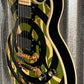 Epiphone Zakk Wylde Signature Bullseye Camo Les Paul Custom Guitar & Case #0928 Used
