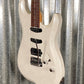 Musi Capricorn Fusion HSS Superstrat Pearl White Guitar #0130 Used