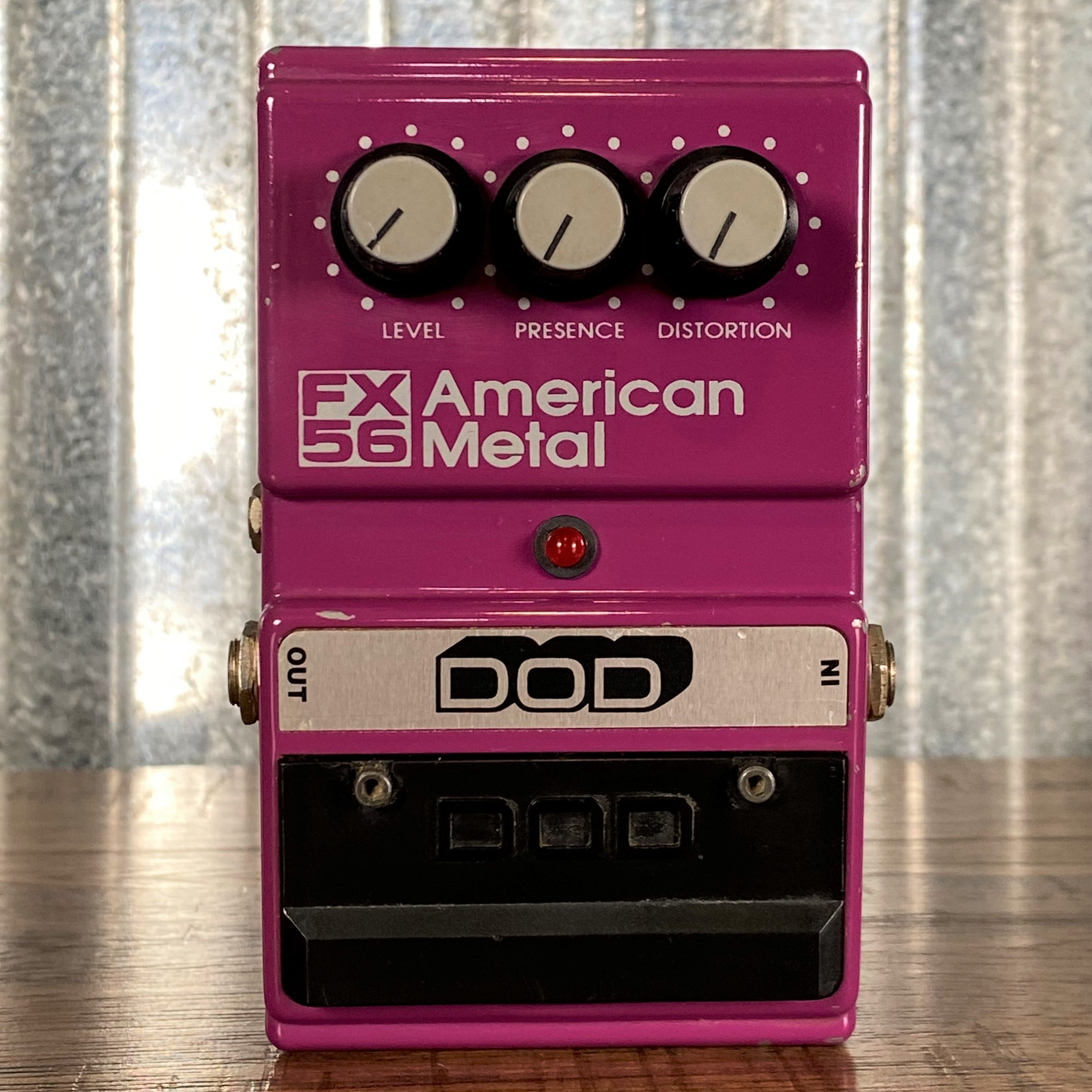 DOD FX56 American Metal Guitar Distortion Effect Pedal Used