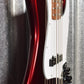 G&L USA Fullerton Standard JB Jazz Bass Ruby Red Metallic & Bag #2044