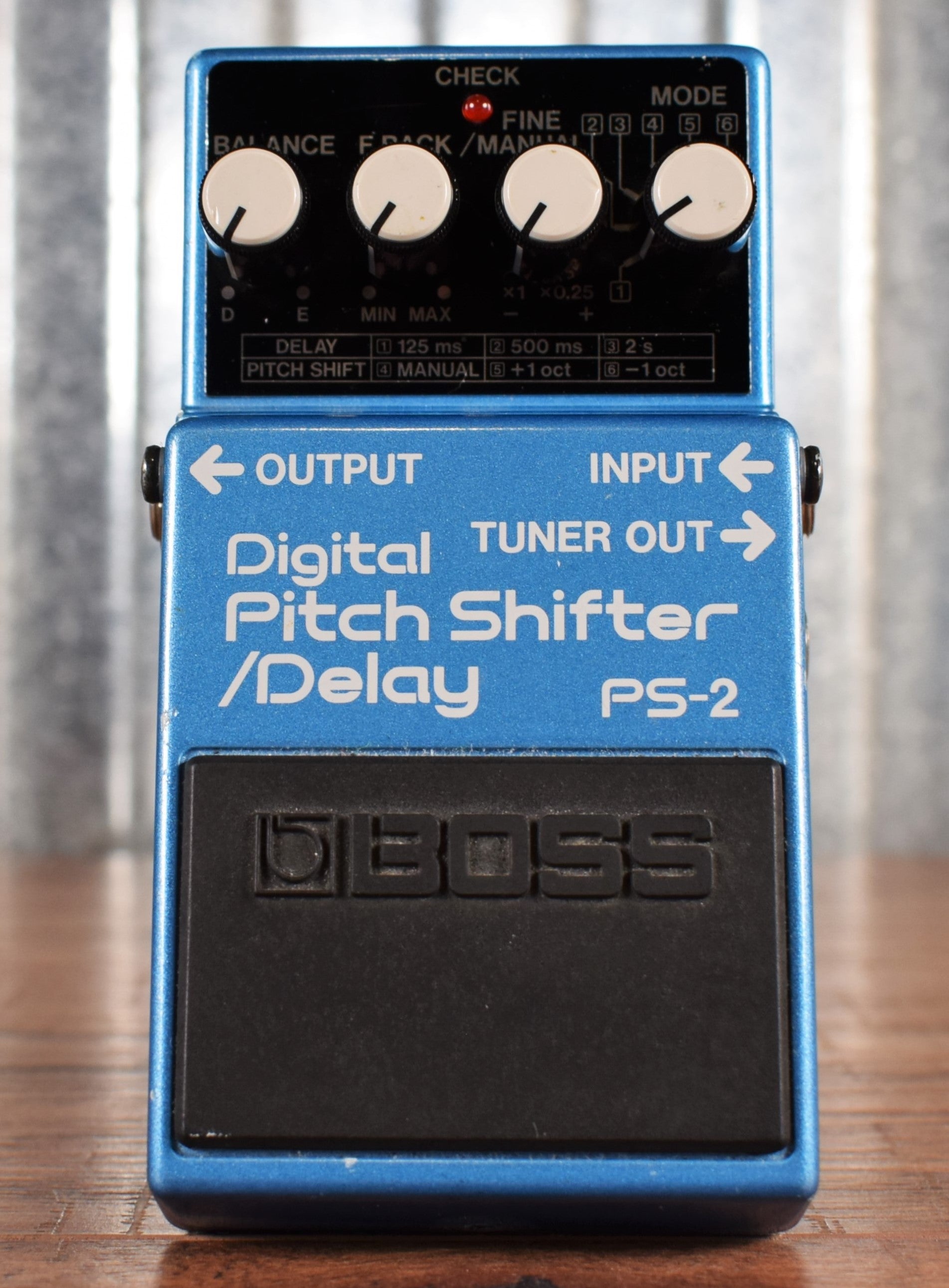 Boss PS-2 Pitch Shifter & Delay 1987 Japan Blue Label Guitar Effect Pe