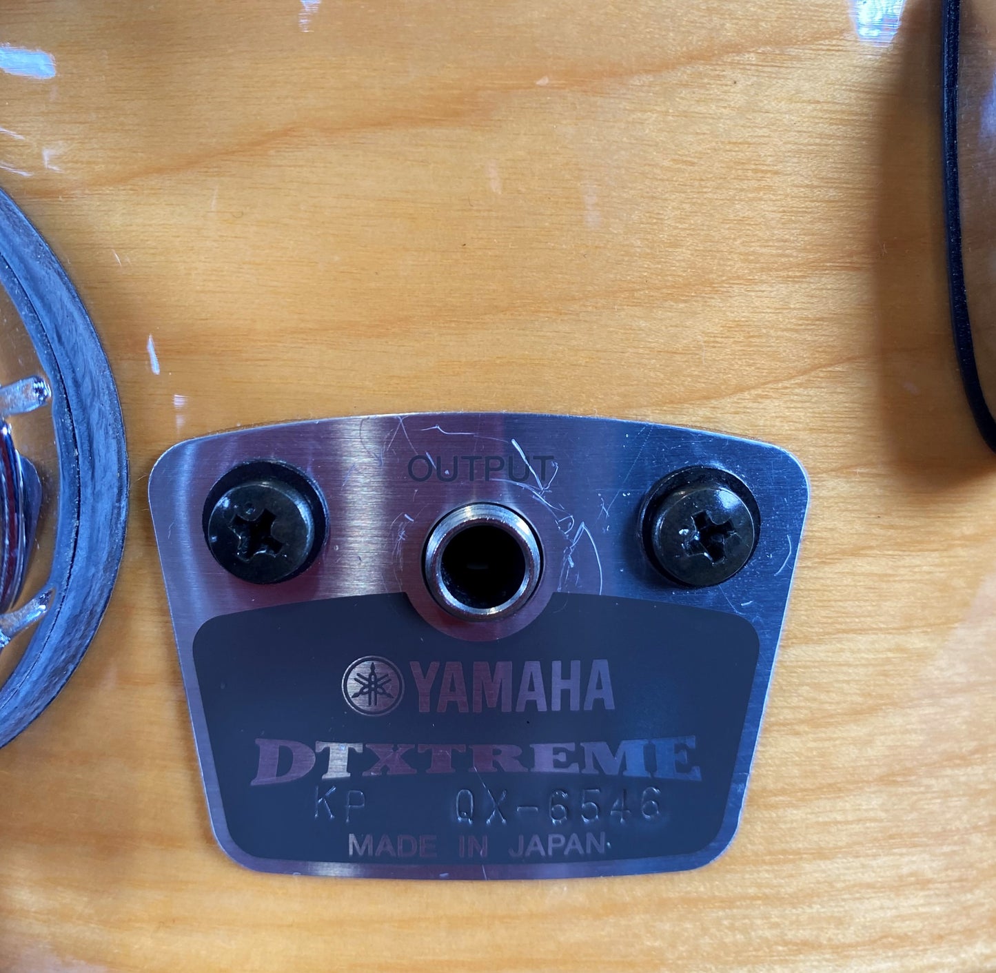 Yamaha DTEXTREME KP120 12" Electronic Kick Drum Trigger Pad With Birch Wood Shell & Hardware Used