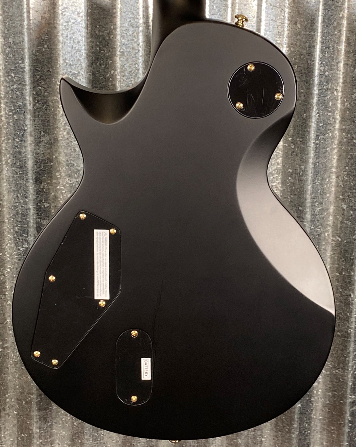 ESP LTD EC-1000 Eclipse EMG Vintage Black Guitar & Bag LEC1000VB #1879 Used