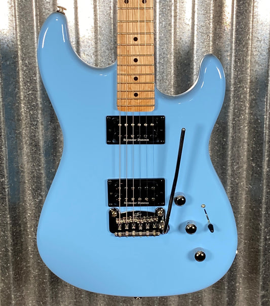 G&L USA 2021 Custom Legacy HH RMC Himalayan Blue Guitar & Bag #6284 Used