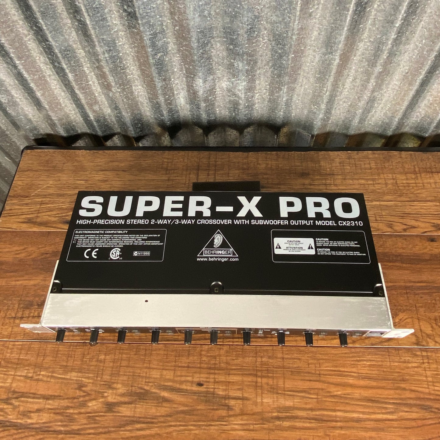 Behringer CX2310 Super Pro X 2 Way Stereo 3 Way Mono Crossover Used