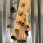 G&L USA JB-5 Clear Blue 5 String Jazz Bass Rosewood Satin Neck & Case JB5 #3175