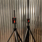 Gator Frameworks GFW-ID-SPKRSET ID Series Piston Driven Lift Speaker Stands & Bag