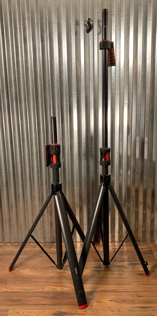 Gator Frameworks GFW-ID-SPKRSET ID Series Piston Driven Lift Speaker Stands & Bag
