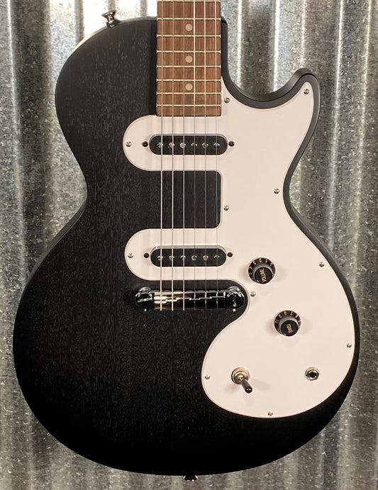 Epiphone Melody Maker E1 Les Paul Black Satin Guitar #9645 Used